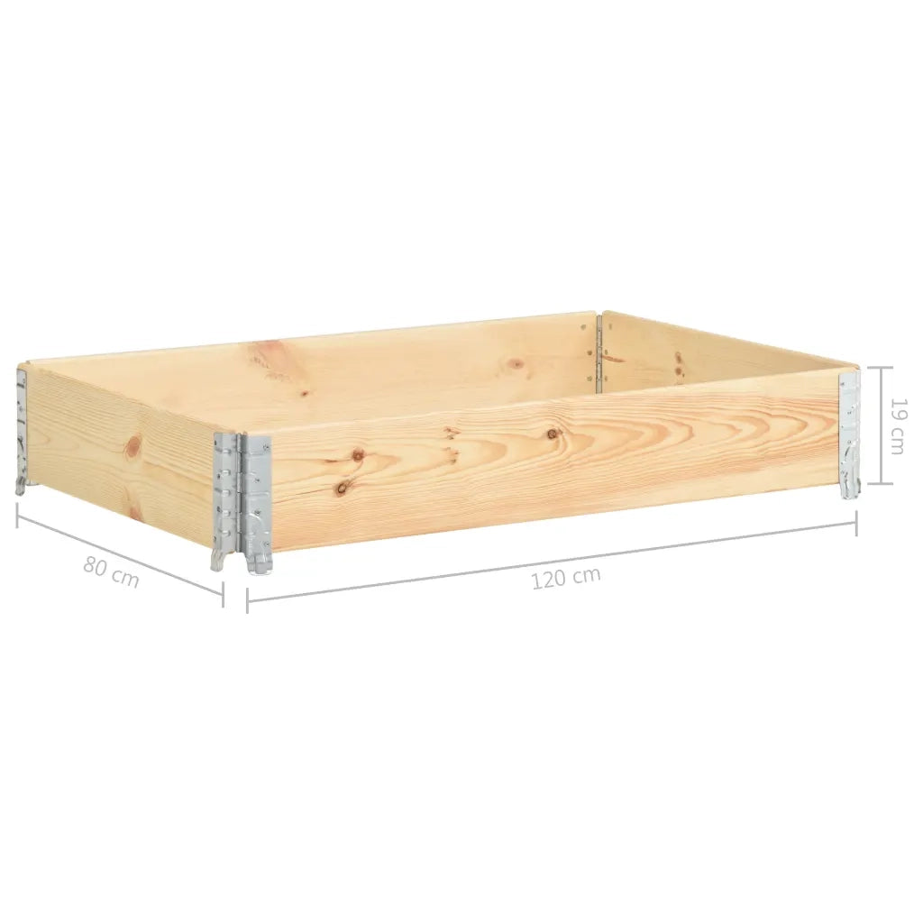 Fioriera Rialzata 80x120 cm in Legno Massello di Pino cod mxl 72565