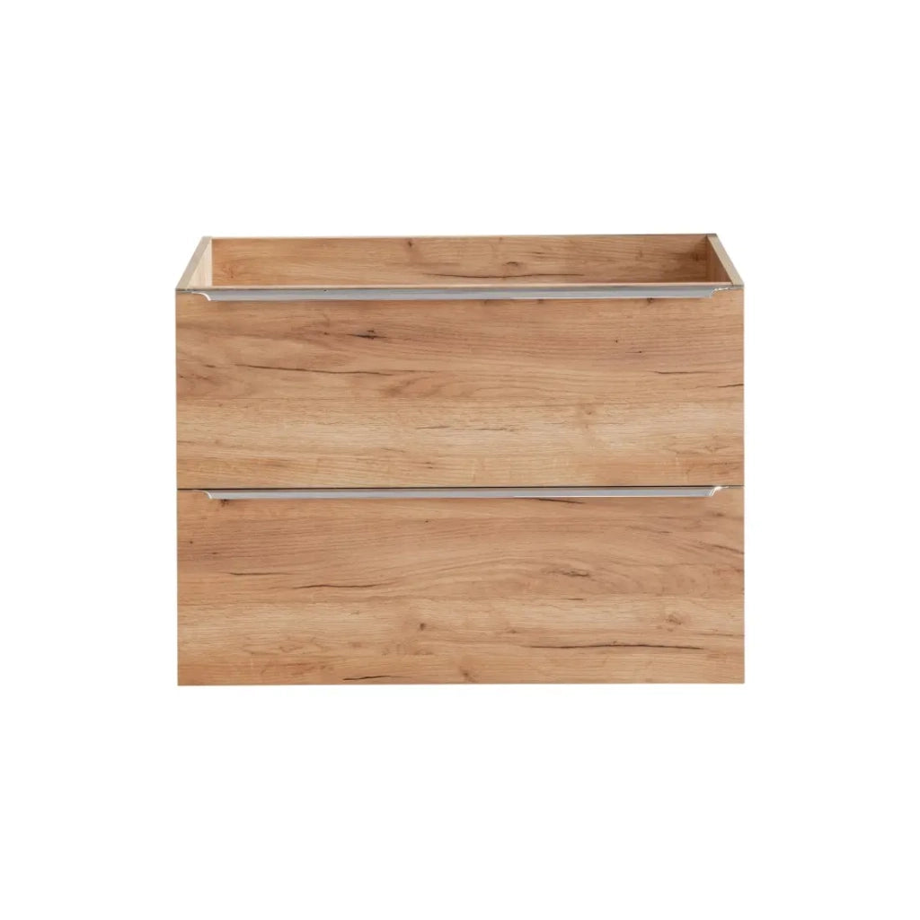Mobile sottolavabo NALYA 80 cm – Rovere chiaro – Mobile sospeso dal design naturale