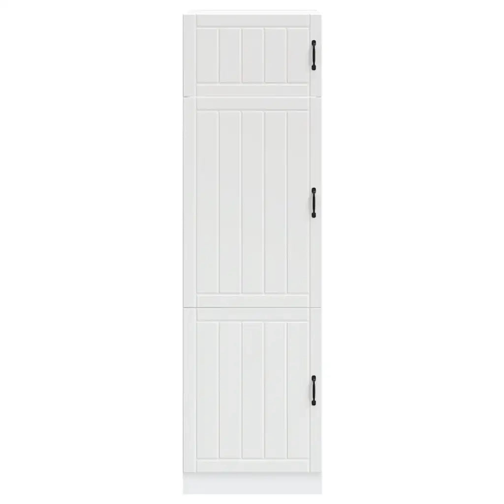 Armadio da Cucina Lucca Bianco in Legno Multistrato 853867