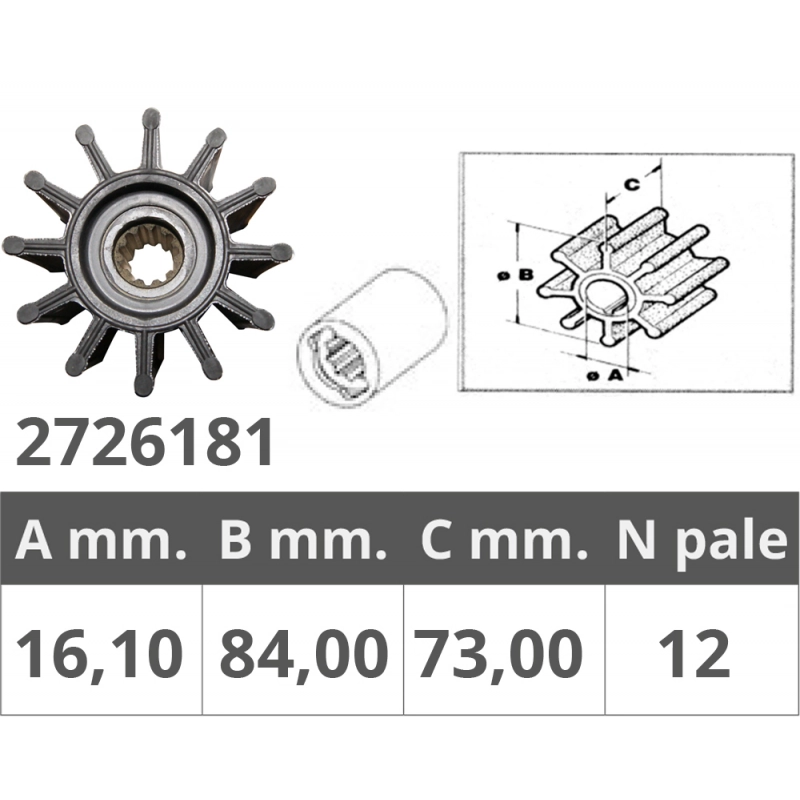 GIRANTE UNIVERSALE UNIVERSAL IMPELLER