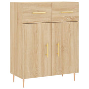 Buffet credenza cassettiera armadio mobile contenitore organizer cucina soggiorno rovere Sonoma 69,5 x 34 x 90 cm legno ingegnerizzato marrone 02_0031667