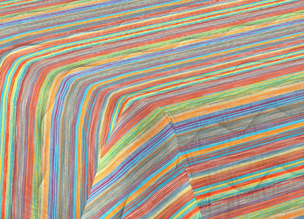 Trapunta Piumone Letto Invernale Imbottita 300gr Scaldanotti Vienna - 1 Piazza - Multicolor