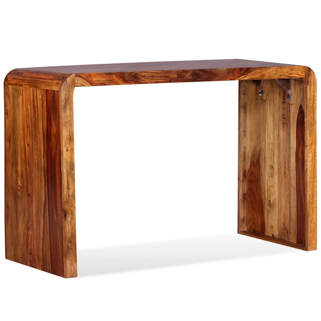 Credenza/Scrittoio in Legno Massello di Acacia Marrone 244356