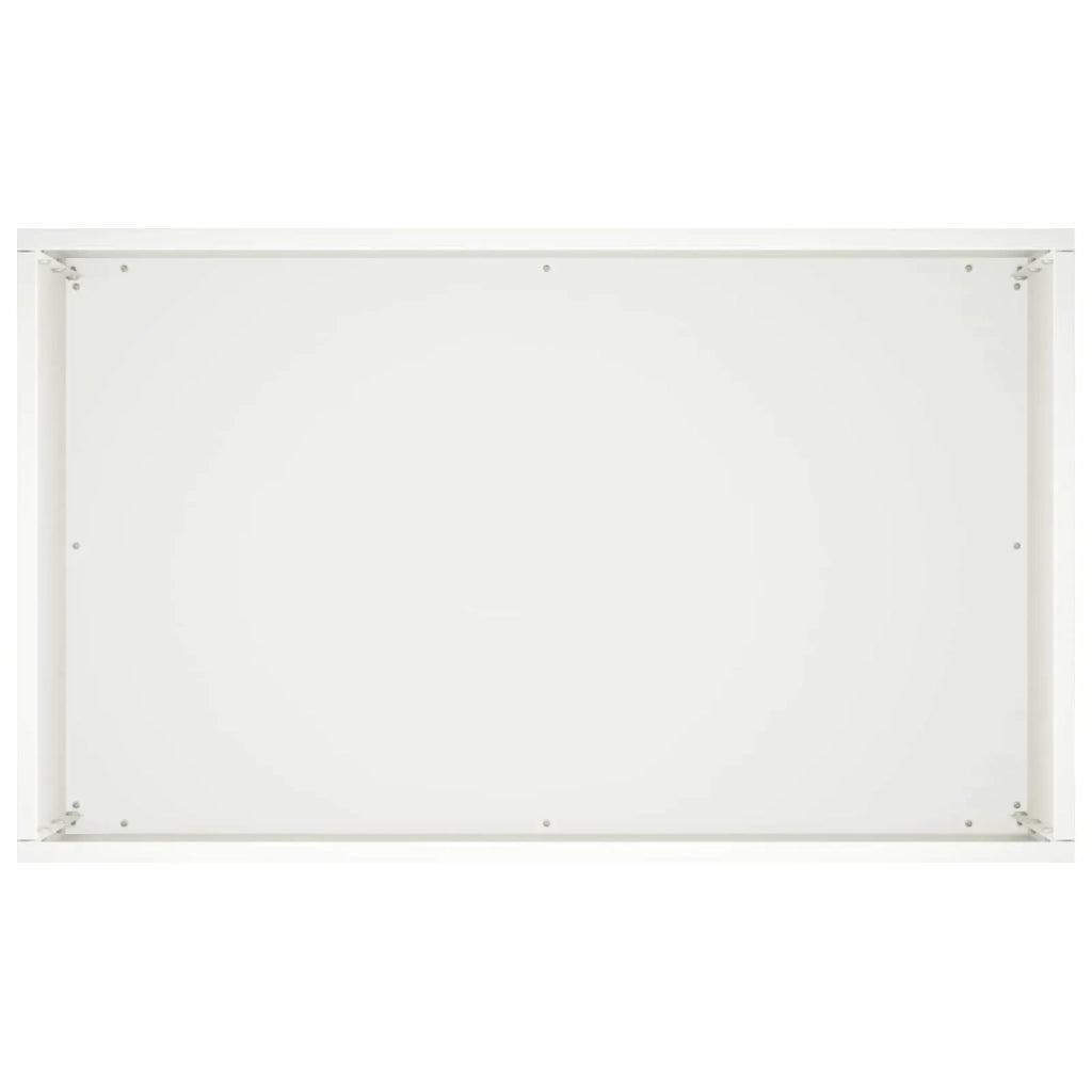 Vaso da giardino 2 pz Bianco 50 x 30 x 40 cm 8005515