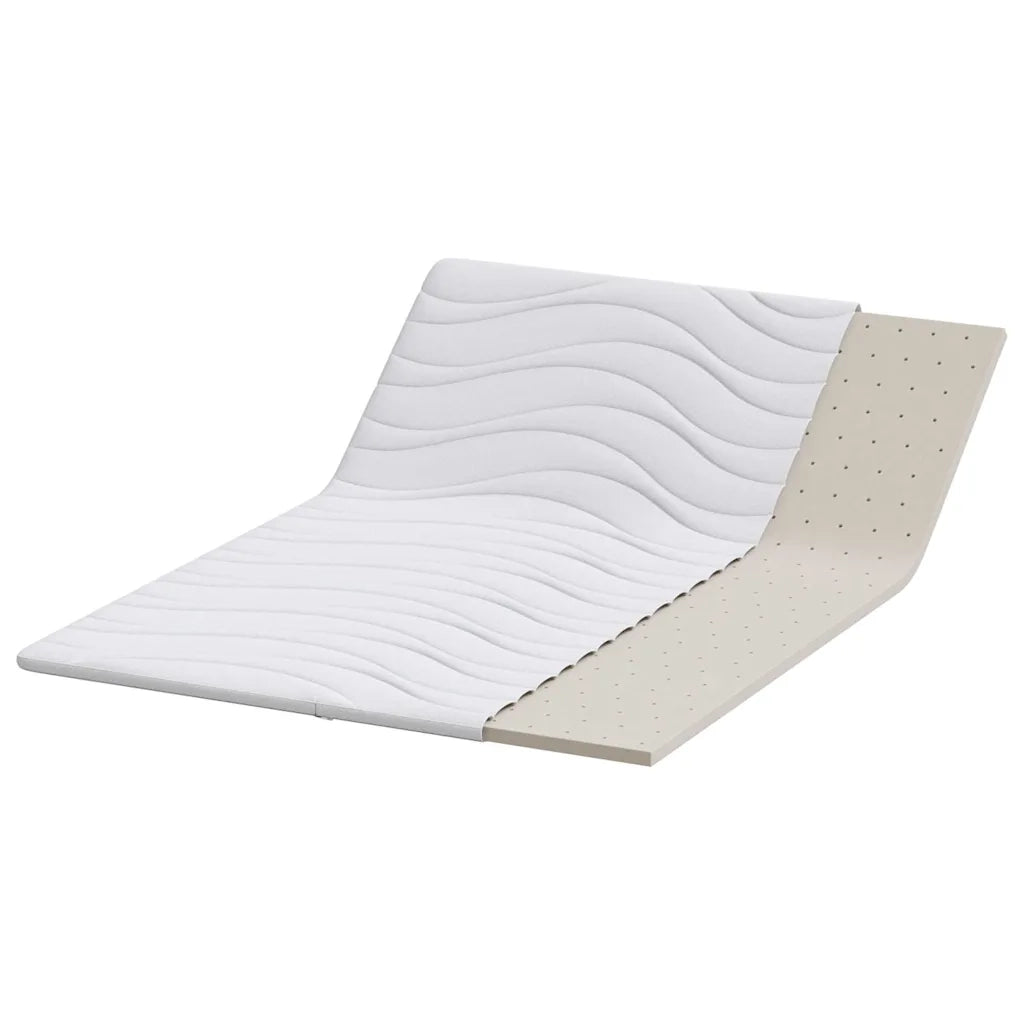 Topper per materasso Bianco 140 x 200 cm Tessuto a maglia CFW4026280
