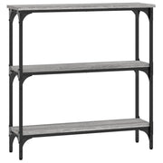 Tavolino Consolle | Tavolo d'Ingresso Grigio Sonoma 75x22,5x75 cm Legno Multistrato