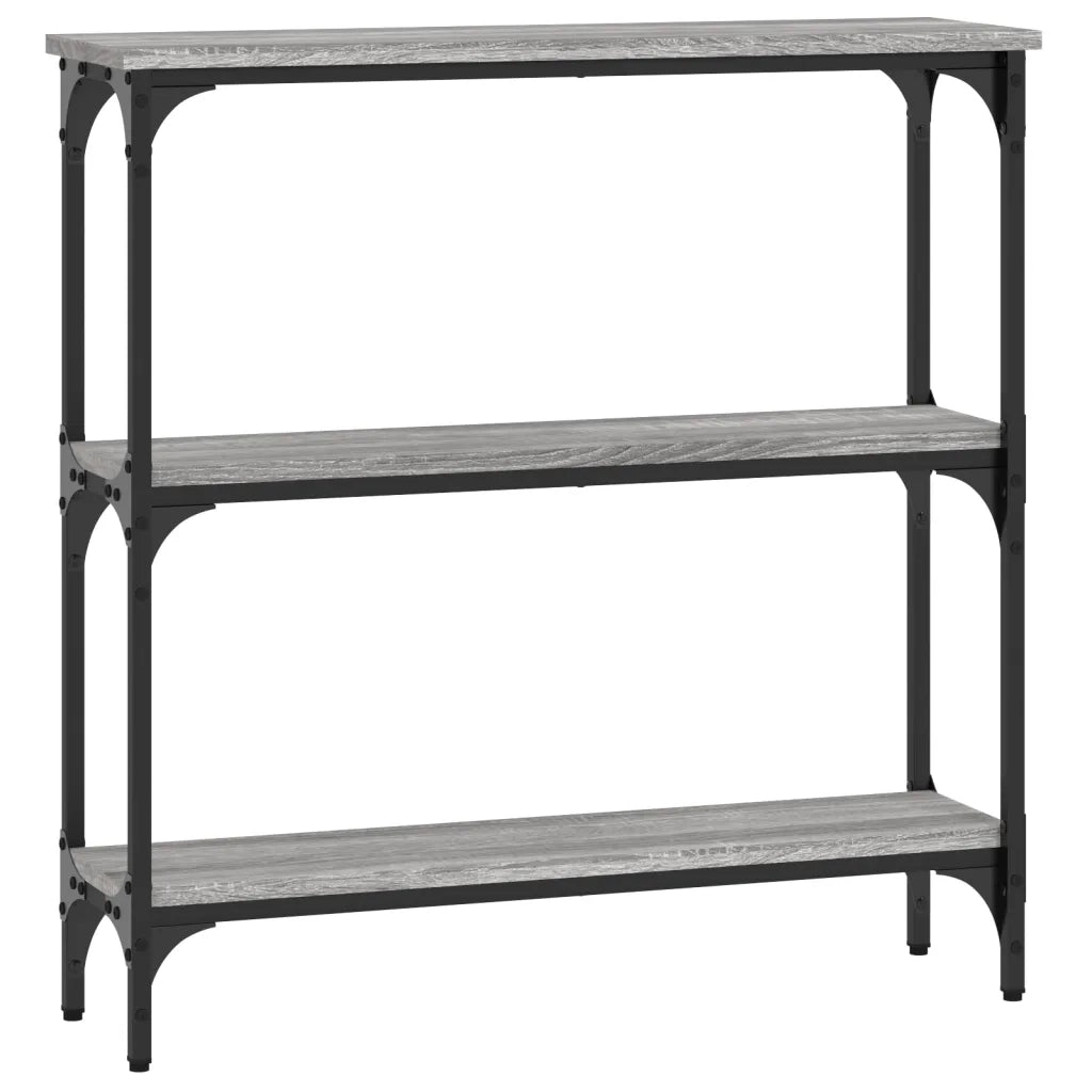Tavolino Consolle | Tavolo d'Ingresso Grigio Sonoma 75x22,5x75 cm Legno Multistrato