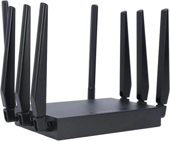 Router WiFi di alta qualità 6.5G con 8 antenne e fermo SIM - 1000 Mbit/s - Plug and Play per uso domestico