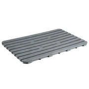 Pedana Doccia Plastica Antiscivolo 55x55 80x50 Rigida rettangolare quadrata Antracite/80x50cm