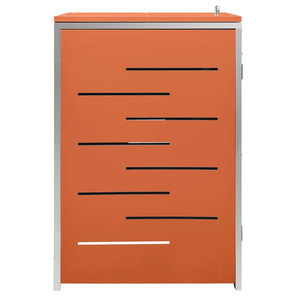 Copribidone per Spazzatura Singolo 69x77,5x112,5cm Acciaio Inox 149562