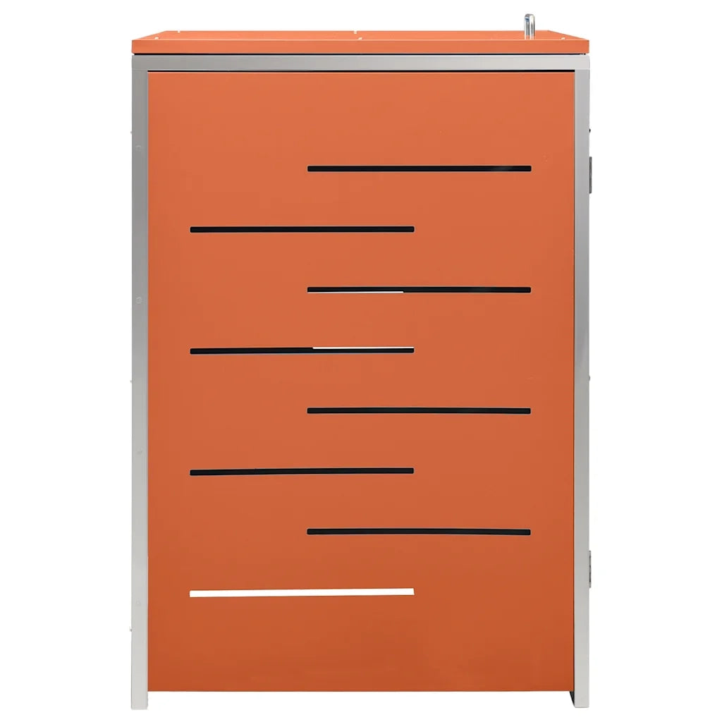 Copribidone per Spazzatura Singolo 69x77,5x115cm Acciaio Inox 149562