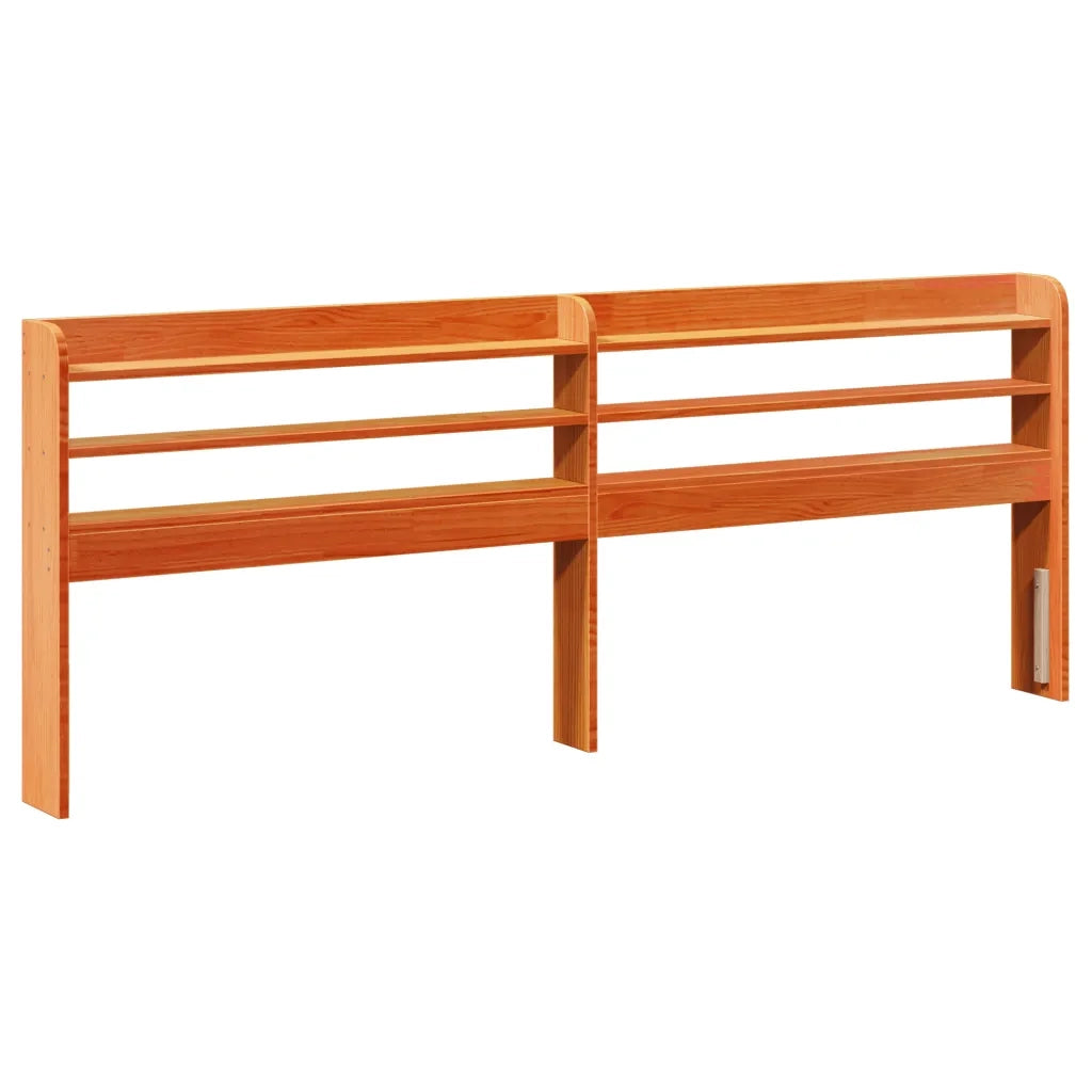 Letto senza Materasso Marrone Cera 180x200 cm in Legno di Pino 3306920