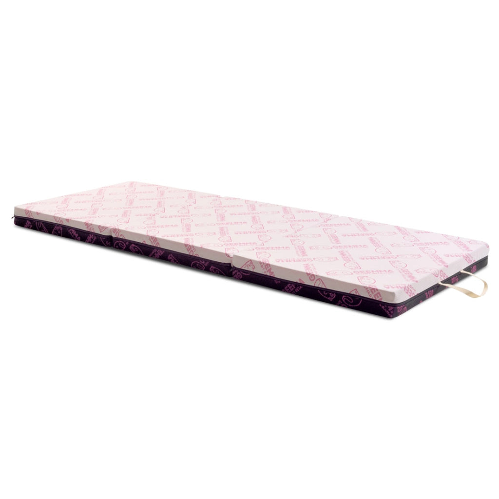 Materassino MEMORY 100x200 Cm pieghevole Futon Alto 11 Cm che piegandosi, diventa anche comoda seduta. Tessuto Anallergico sfoderabile e lavabile.