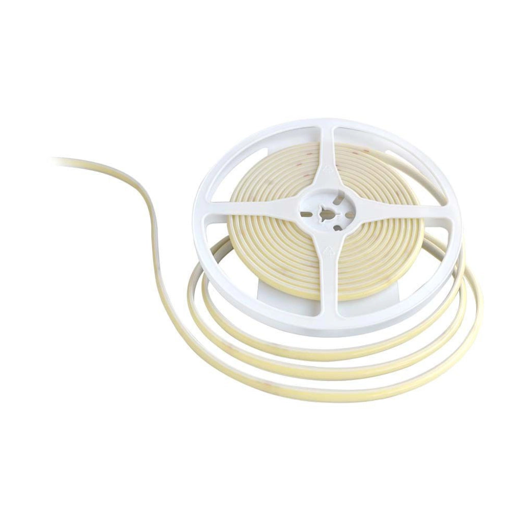 Striscia Strip LED COB-320 10W/m 5m 24V 1000Lm/m Luce Calda 3000K IP67 8mm