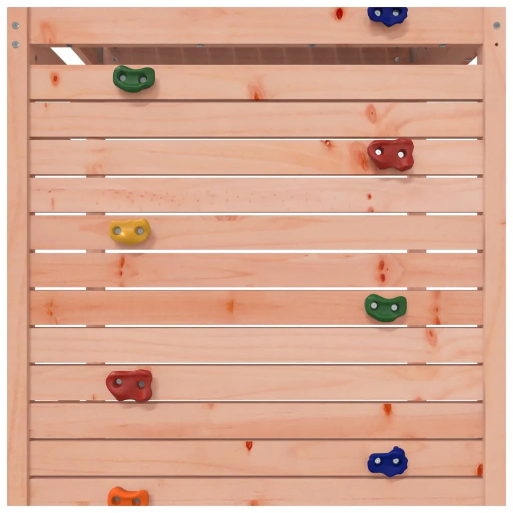 Area giochi all'aperto con altalene scivolo e robuste strutture per arrampicarsi  attrezzatura da gioco da giardino 246 x 349 x 207 cm legno massello di abete Douglas 02_0004755