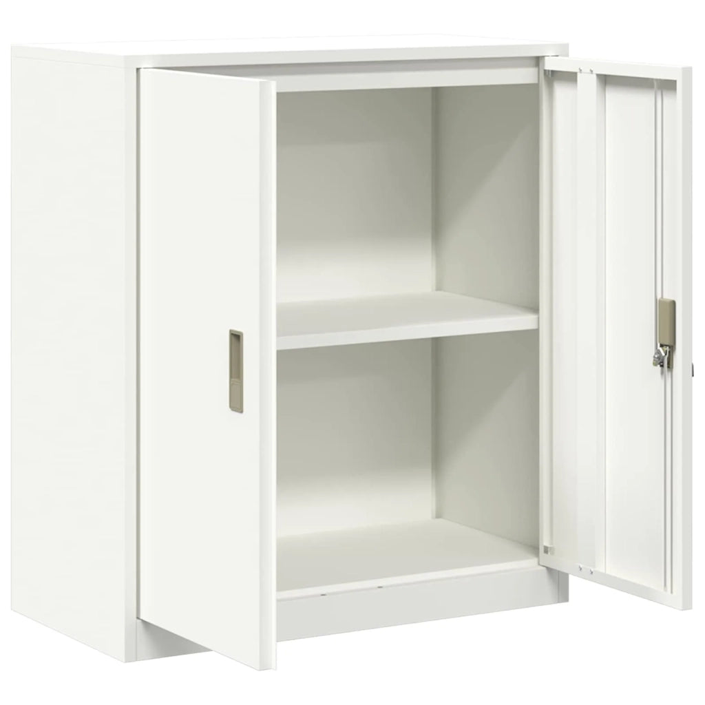Armadio Bianco 80 x 40 x 90 cm Acciaio