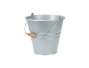 Secchio acqua in Plastica con manico nostalgia 10 litri argento tontarelli