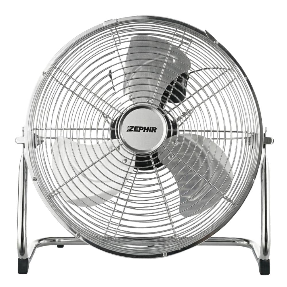 Ventilatore da terra cromato zephir pf45cr 120w alta velocità