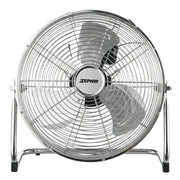 Ventilatore da terra cromato zephir pf45cr 120w alta velocità