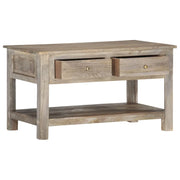 Tavolino da Salotto 82x52x47 cm in Legno Massello di Mango 286383