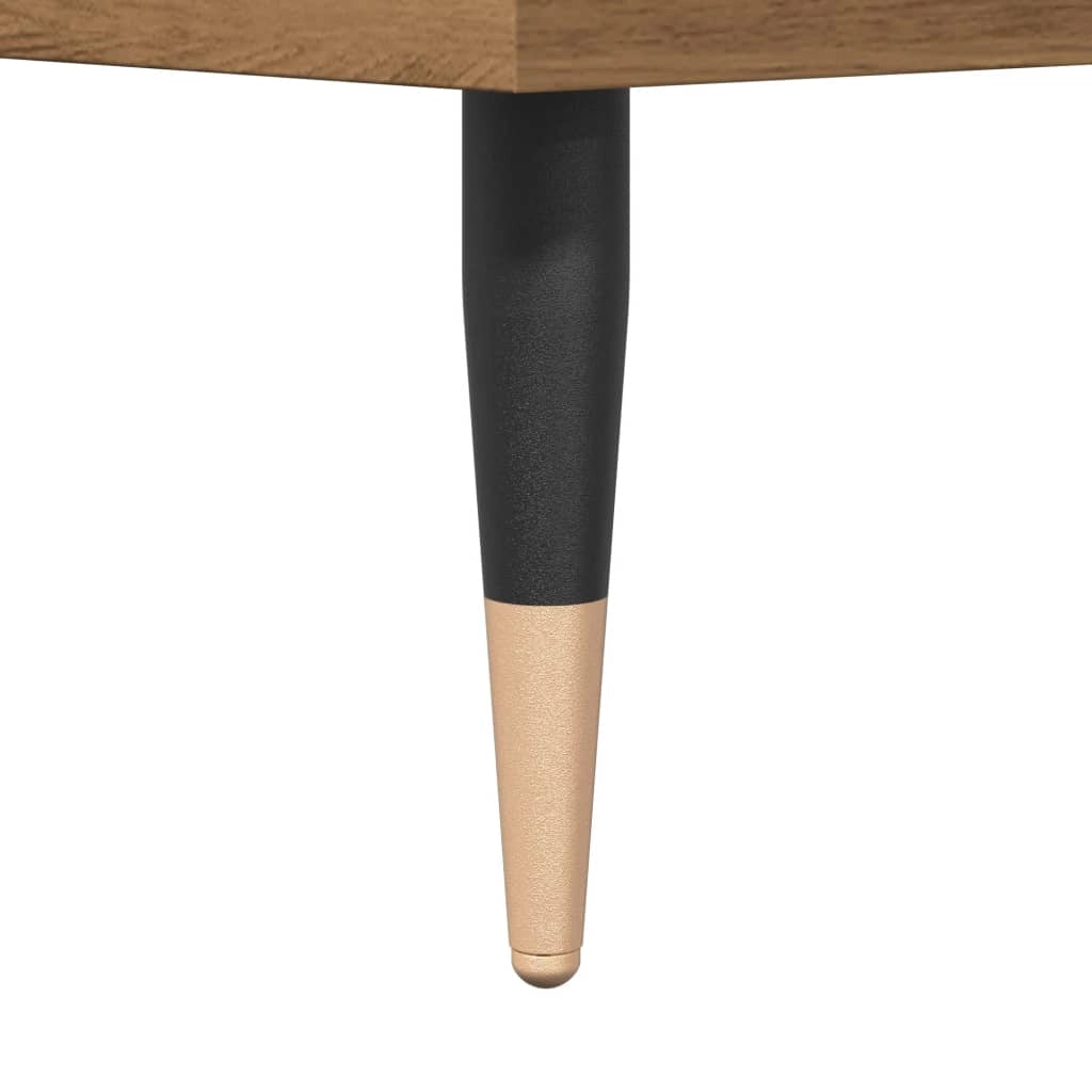 Buffet credenza cassettiera mobiletto mobile contenitore organizer cucina soggiorno salotto alto fatto a mano 60 x 36 x 110 cm legno ingegnerizzato marrone 02_0033164