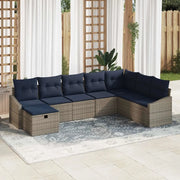 Set di divani con cuscino 6 pcs polyrattan