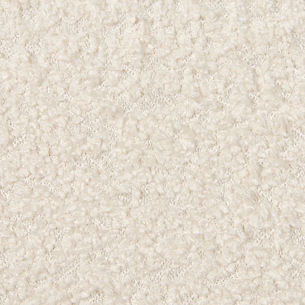 Poltrona Bianco Sporco Boucle Seduta Armelss Stile Retrò