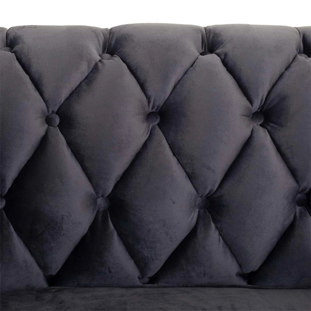 Poltrona imbottita grigia 104x72x75h