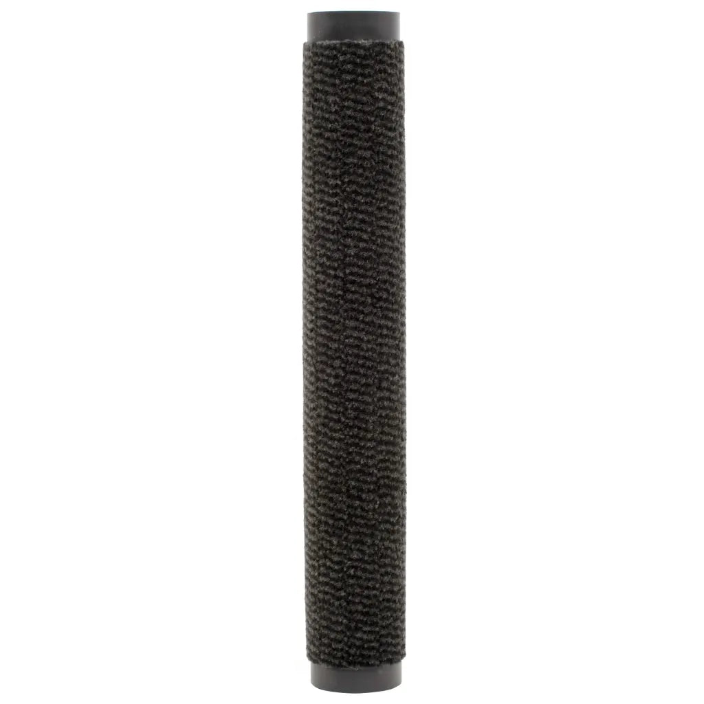Tappeti Antipolvere 2 pz Rettangolari Trapuntati 120x180cm Neri cod mxl 69752