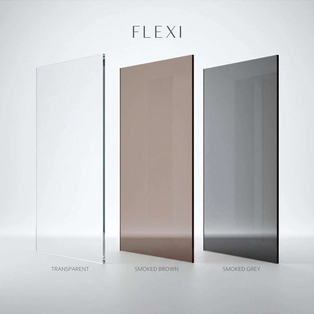 Parete Doccia Rea Flexi Transparent / Titan 100