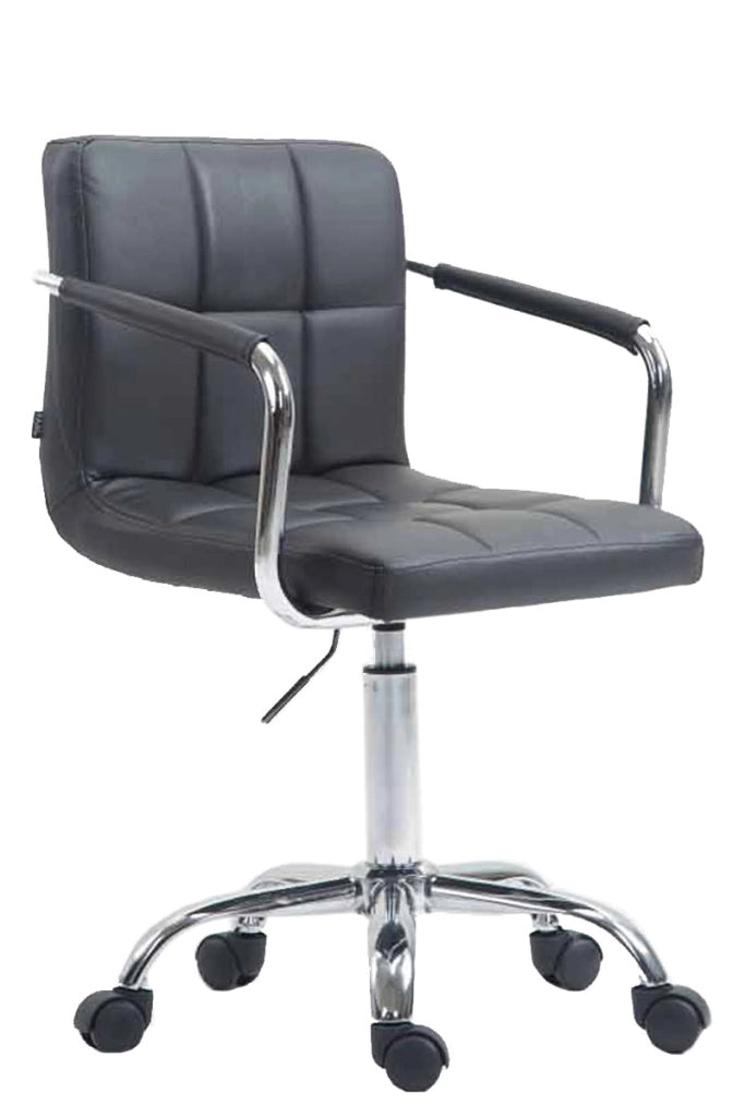 Sedia da ufficio LUCY in similpelle grigio