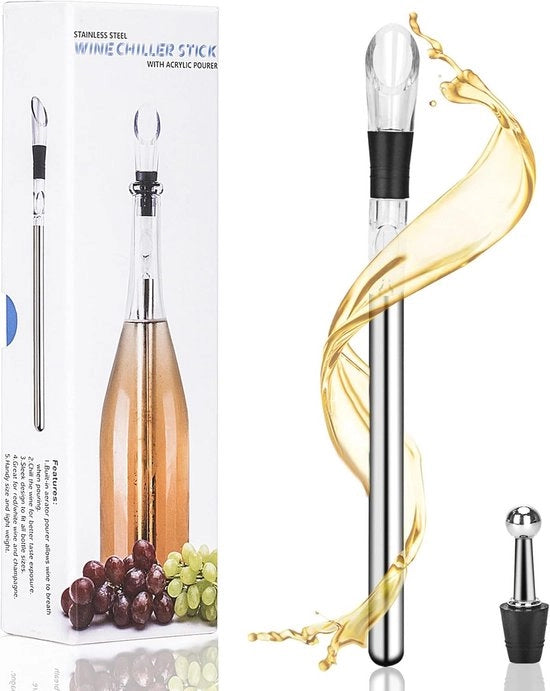 Set di raffreddamento per vino bianco e rosso - Ideale regalo per gli amanti del vino