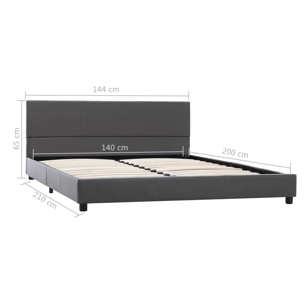 Giroletto Grigio in Similpelle 140x200 cm