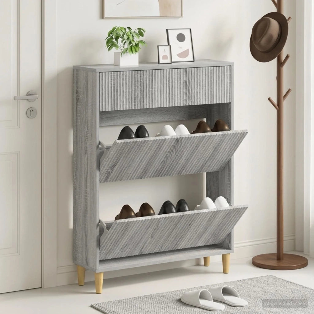 Mobile per scarpe ARNHEM 78 x 24 x 103 cm Legno ingegnerizzato 896661