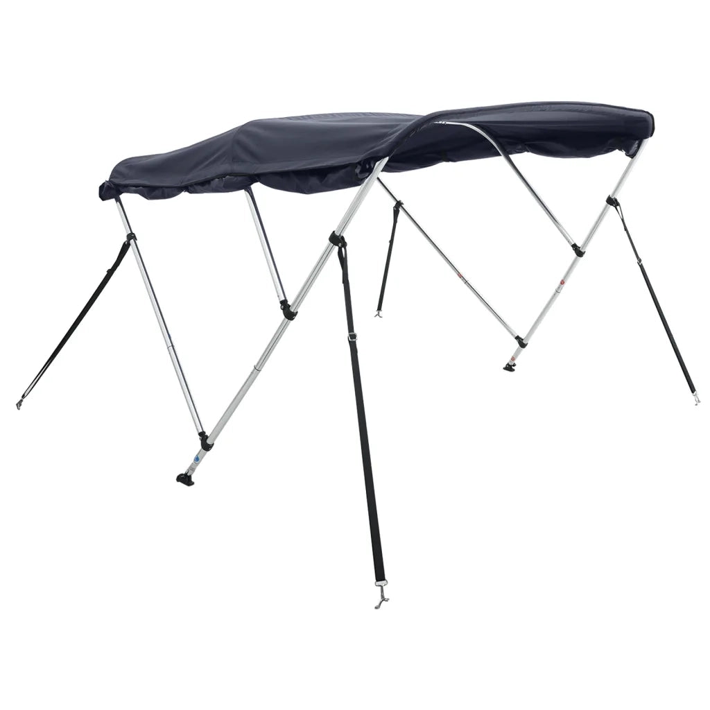 Bimini di Prua con Pareti Laterali 3 Archi 183x(137-152)x137cm 94818