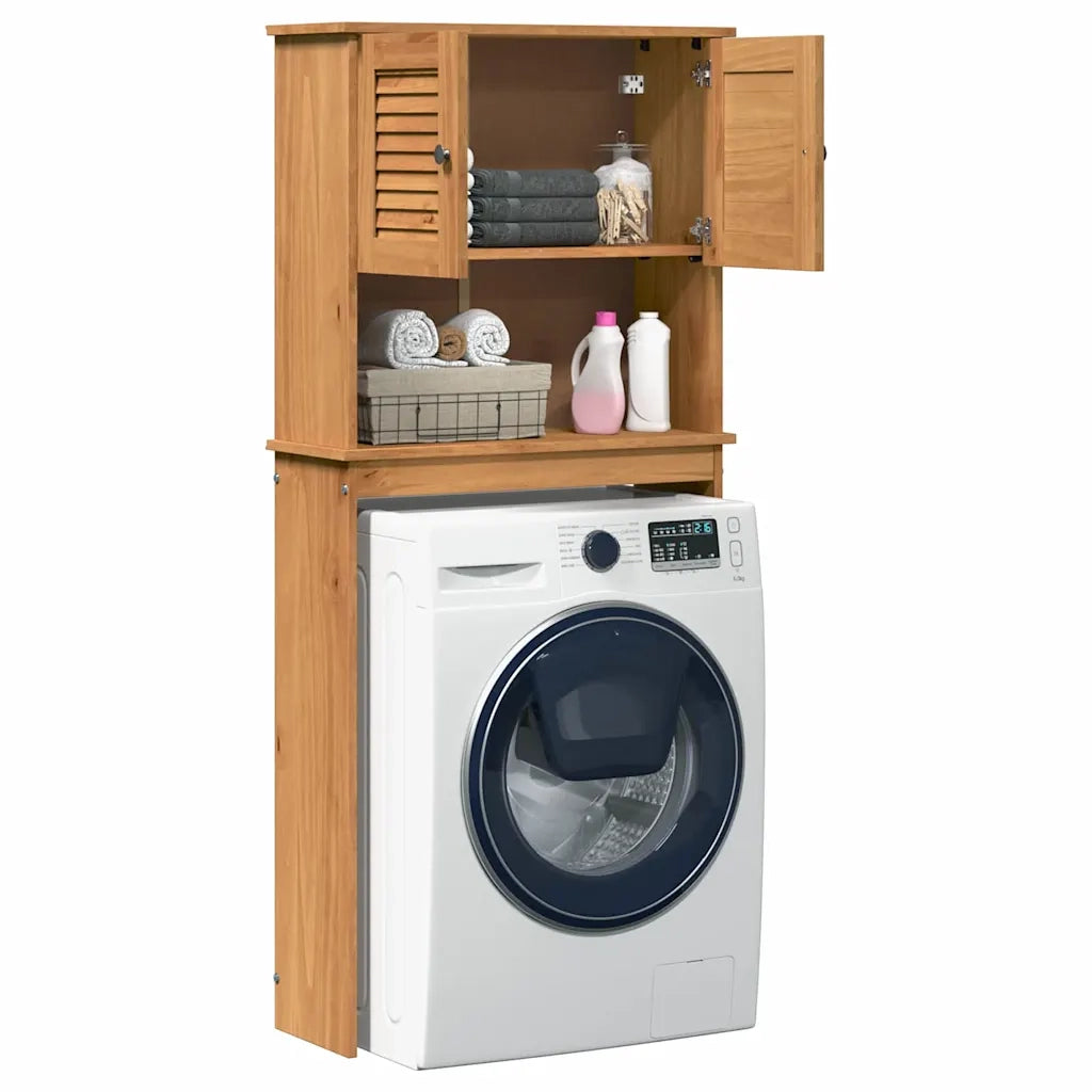 Armadio per Lavatrice con porta VIGO Marrone e Marrone Miele 4019129