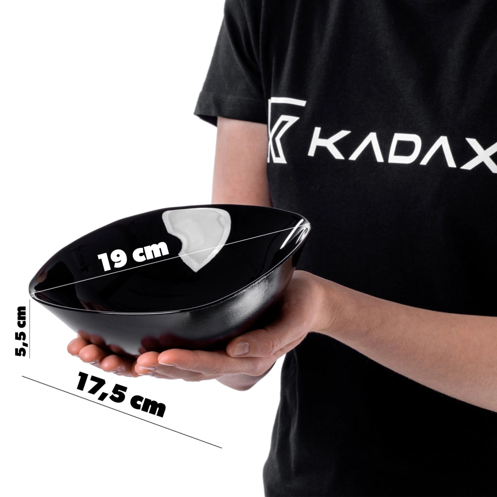 Set di 3 piatti KADAX neri