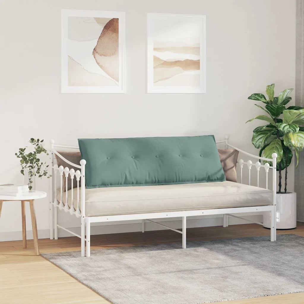 Cuscino per Schiena Verde Mare 140 x 50 cm Tessuto in Cords