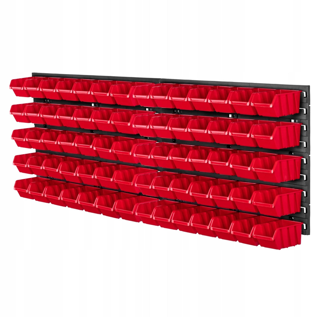 Pannello portautensili KADAX da parete per officina, 116x39 cm, 70 scomparti, garage/officina.