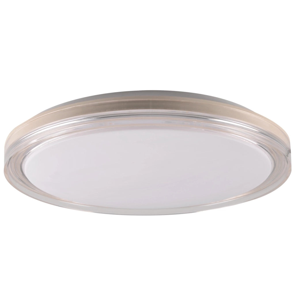Plafoniera LED 72W 49cm telecomando CCT IP44 Polux Cassandra