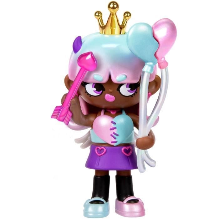 Confezione di bambole - XOX KWEENIE - Serie Fearless - 13 cm - 3 bambole incluse - Finiture uniche