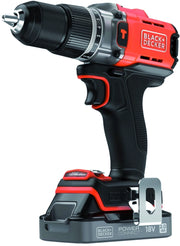 Black+Decker TRAPANO AVVITATORE A PERCUSSIONE BCD383D1XK-QW 18V 1 batteria 2,0 Ah