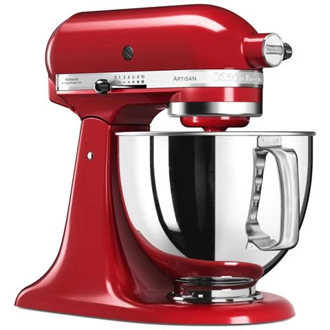 Kitchenaid artisan 5ksm125 sbattitore con base 300 w rosso - 137107