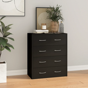 Credenza con 4 Cassetti 60x30,5x71 cm Neracod mxl 78213