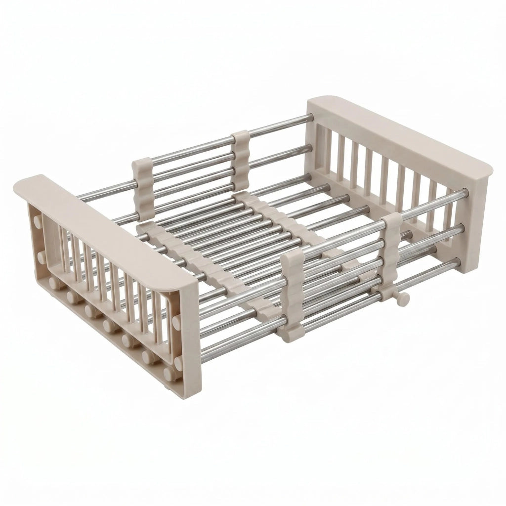 Scolapiatti Telescopico Per Lavello Rea P14487b Beige