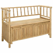 Panchina da Giardino | Panca da Giardino con Contenitore 110 x 47 x 80 cm Bamb¨´
