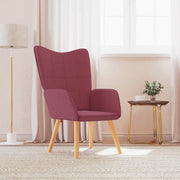 Sedia Relax Rosso Vino in Tessuto 327927