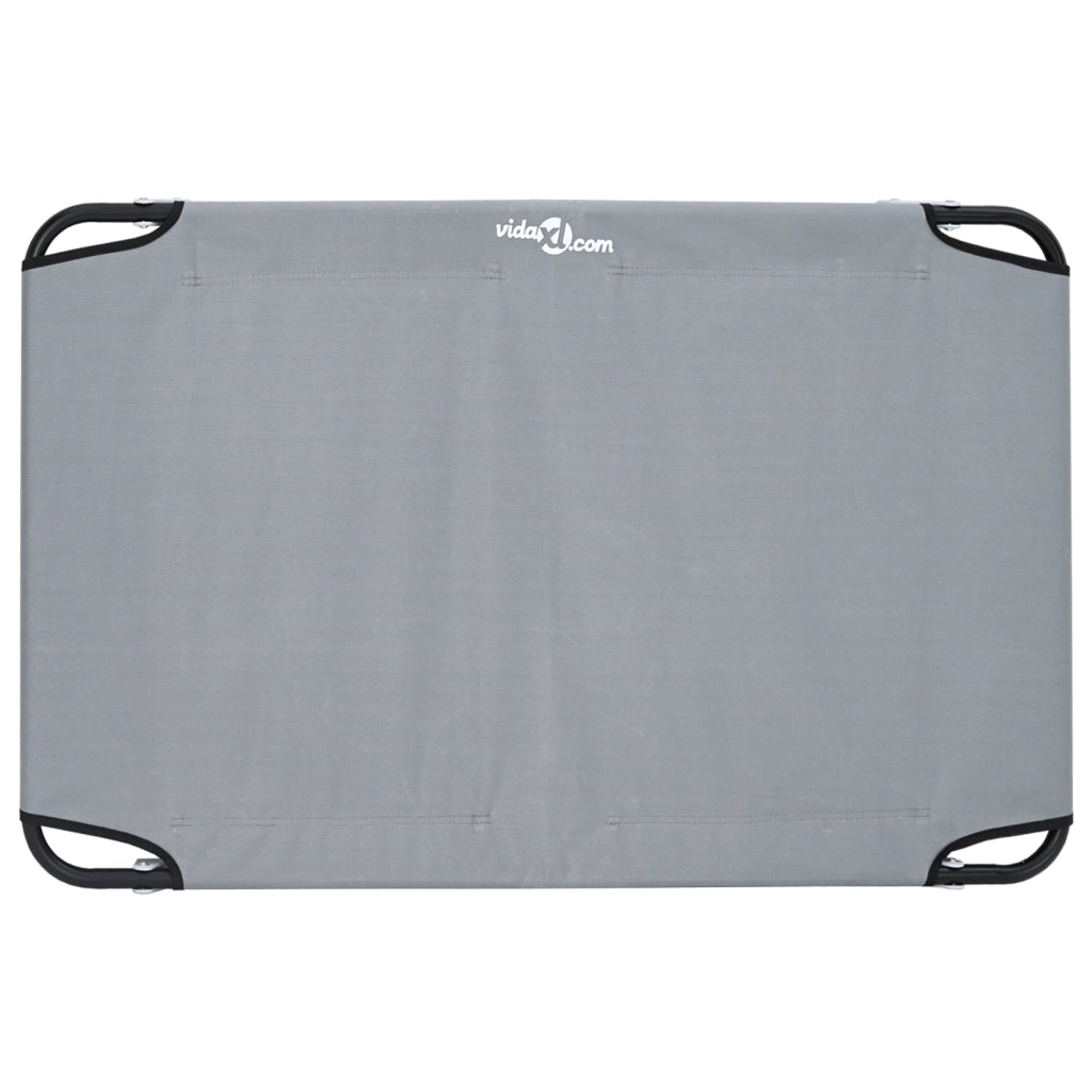 Letto per Cane Pieghevole Grigio Chiaro