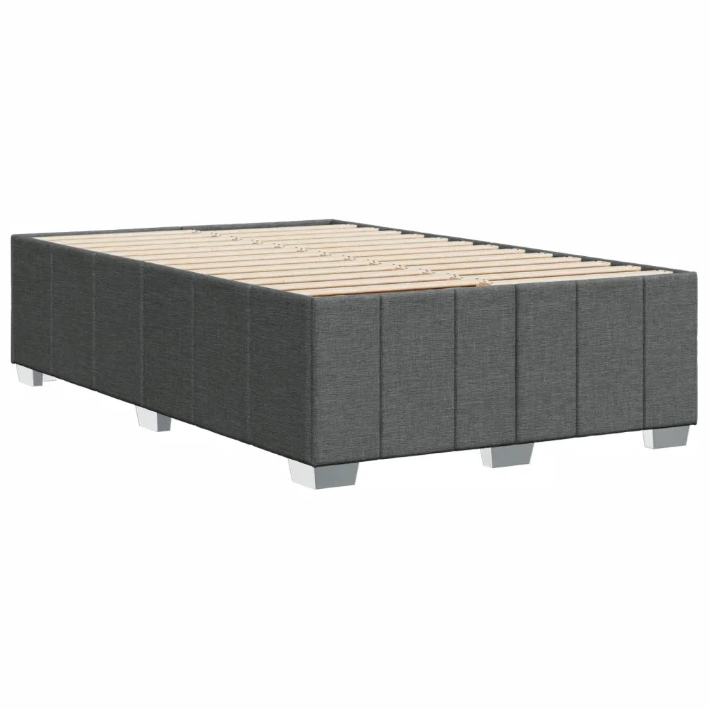 Giroletto senza Materasso Grigio Scuro 120x190 cm in Tessuto