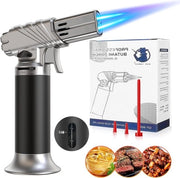 Bruciatore a Doppia Fiamma per Ghiaccio - Bruciatore per Crema Catalana e Flambe di Piatti